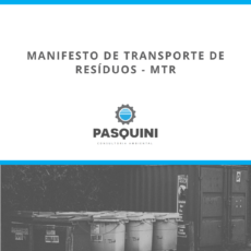 Manifesto de Transporte de Resíduos - MTR